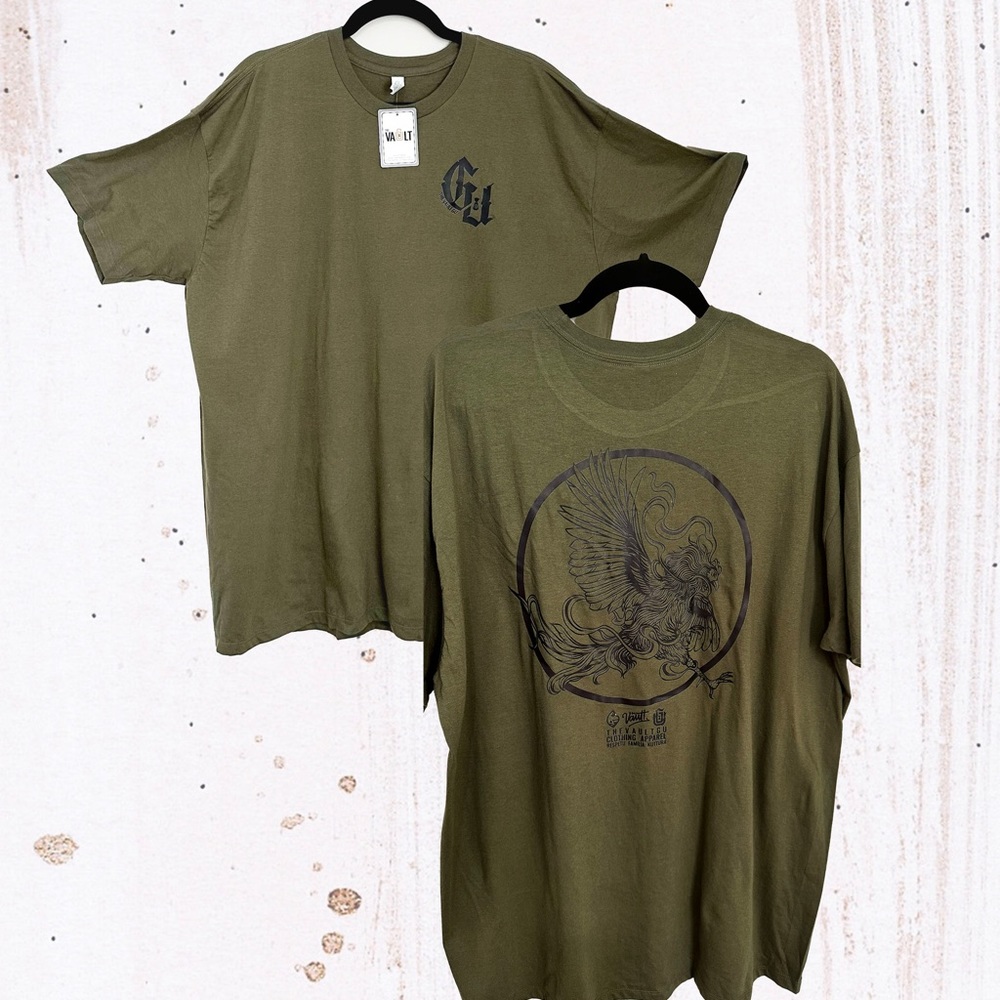 NWT The Vault Guam Men’s T-shirt Green sz 2XL